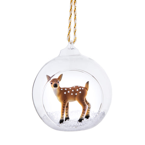 Deer Open Bauble | Animal Christmas Tree Decorations