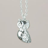 Silver Owl Necklace | Jewellery for Animal Lovers