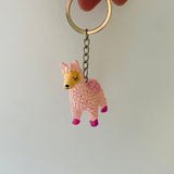 Llama Keyring Front | Gifts for Animal Lovers