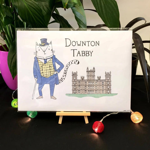  Downton Tabby Print | Gifts for Animal Lovers