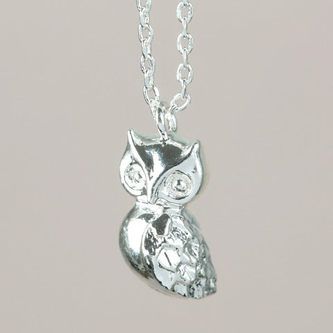 Silver Owl Necklace | Jewellery for Animal Lovers